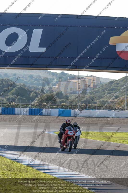 14 to 16th november 2015;Jerez;event digital images;motorbikes;no limits;peter wileman photography;trackday;trackday digital images