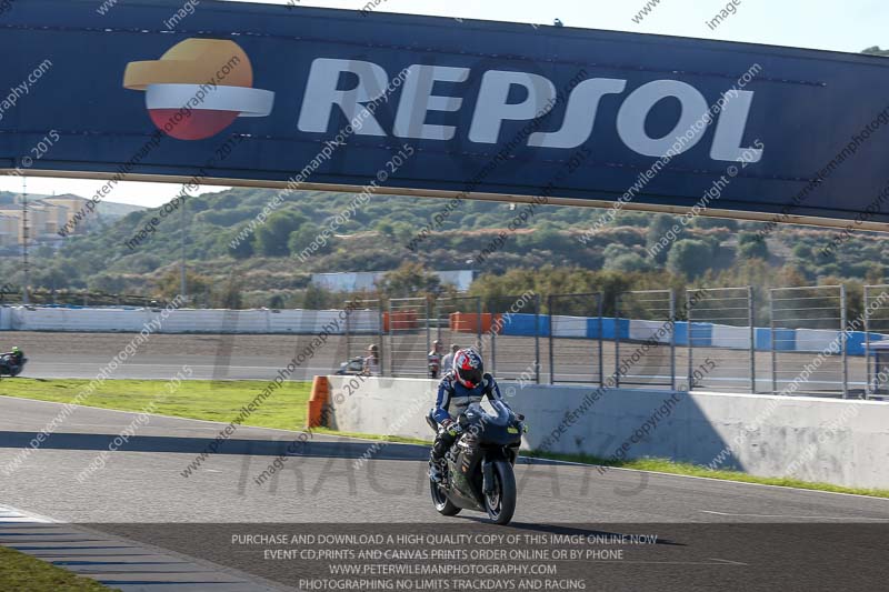 14 to 16th november 2015;Jerez;event digital images;motorbikes;no limits;peter wileman photography;trackday;trackday digital images