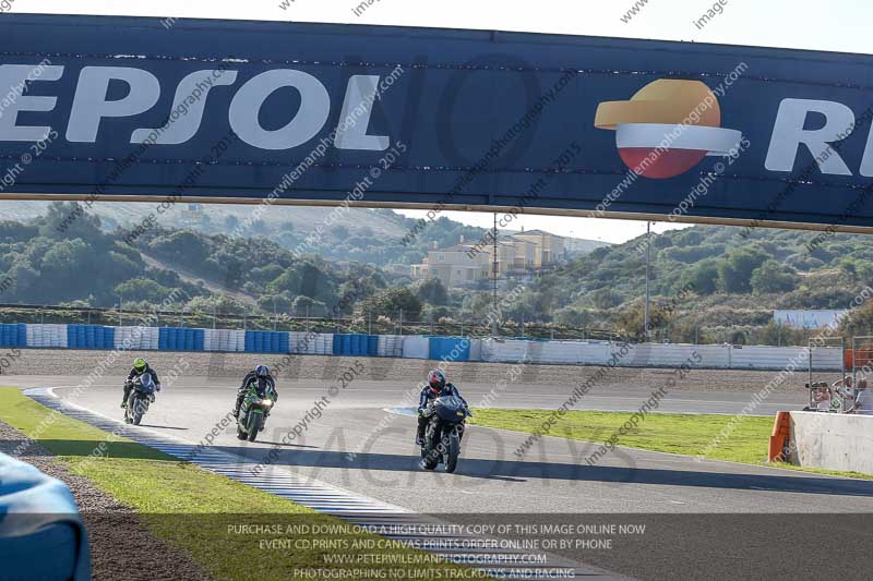 14 to 16th november 2015;Jerez;event digital images;motorbikes;no limits;peter wileman photography;trackday;trackday digital images