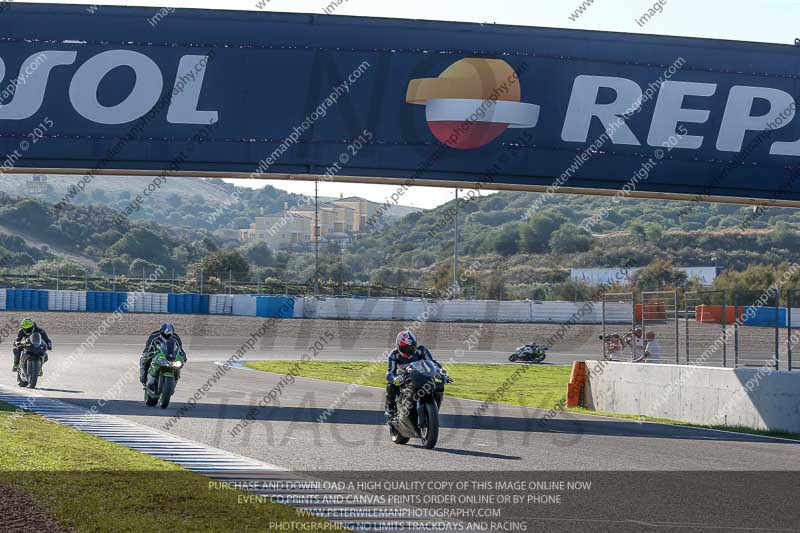 14 to 16th november 2015;Jerez;event digital images;motorbikes;no limits;peter wileman photography;trackday;trackday digital images