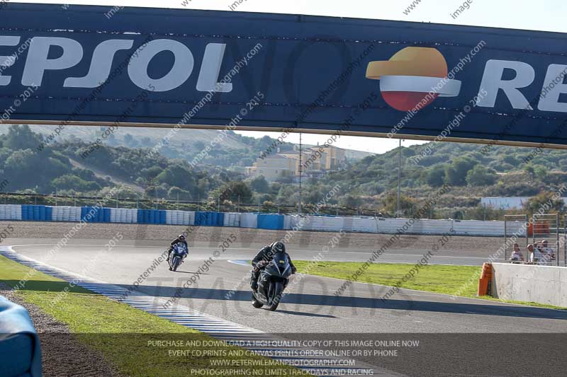 14 to 16th november 2015;Jerez;event digital images;motorbikes;no limits;peter wileman photography;trackday;trackday digital images