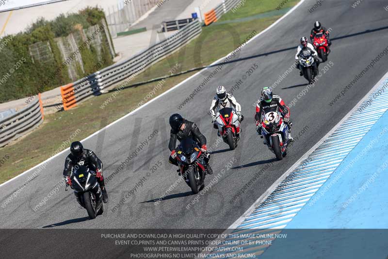 14 to 16th november 2015;Jerez;event digital images;motorbikes;no limits;peter wileman photography;trackday;trackday digital images