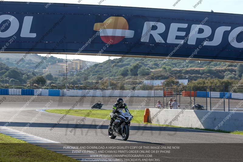 14 to 16th november 2015;Jerez;event digital images;motorbikes;no limits;peter wileman photography;trackday;trackday digital images