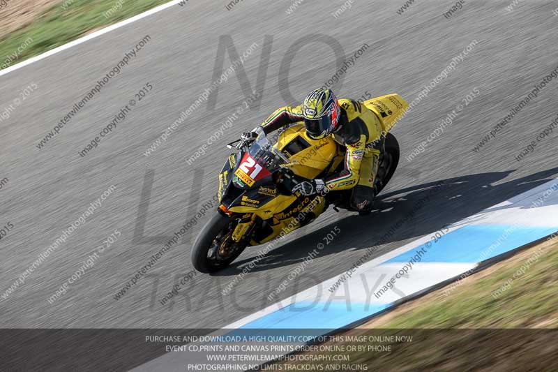 14 to 16th november 2015;Jerez;event digital images;motorbikes;no limits;peter wileman photography;trackday;trackday digital images