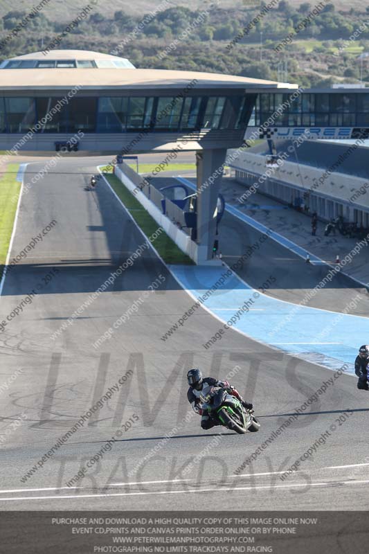 14 to 16th november 2015;Jerez;event digital images;motorbikes;no limits;peter wileman photography;trackday;trackday digital images