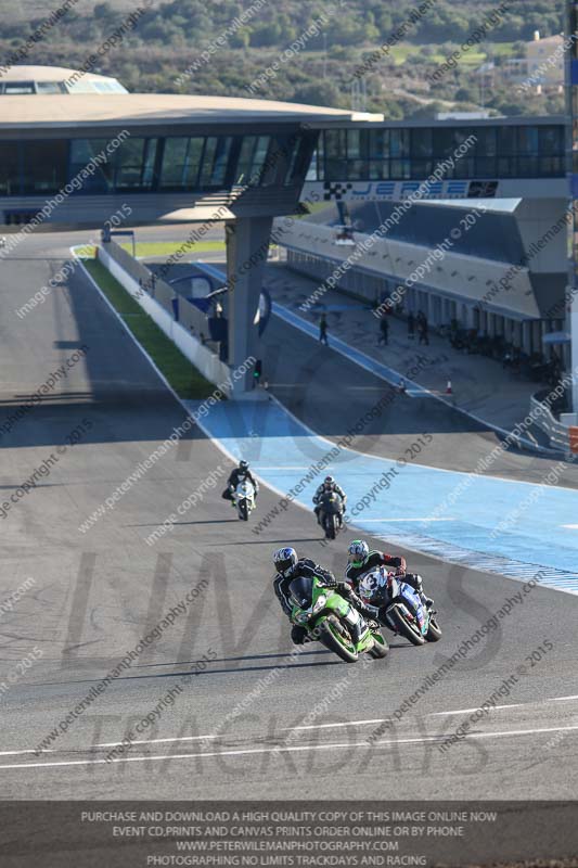 14 to 16th november 2015;Jerez;event digital images;motorbikes;no limits;peter wileman photography;trackday;trackday digital images