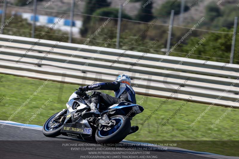 14 to 16th november 2015;Jerez;event digital images;motorbikes;no limits;peter wileman photography;trackday;trackday digital images
