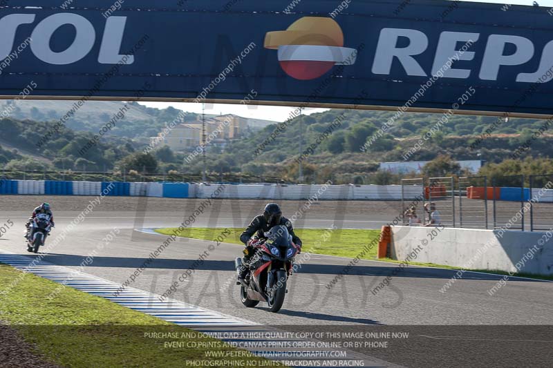 14 to 16th november 2015;Jerez;event digital images;motorbikes;no limits;peter wileman photography;trackday;trackday digital images