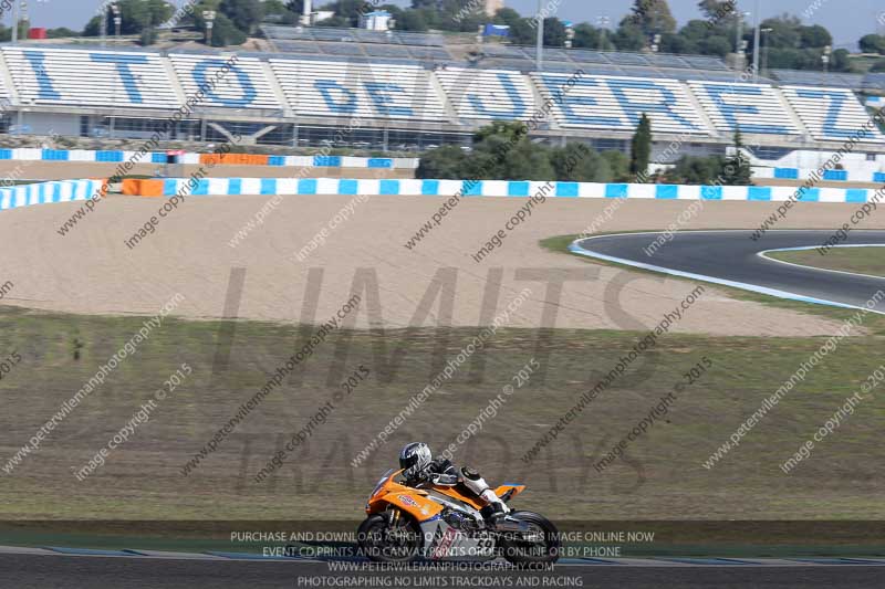 14 to 16th november 2015;Jerez;event digital images;motorbikes;no limits;peter wileman photography;trackday;trackday digital images