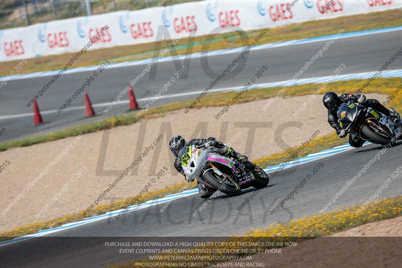 14 to 16th november 2015;Jerez;event digital images;motorbikes;no limits;peter wileman photography;trackday;trackday digital images