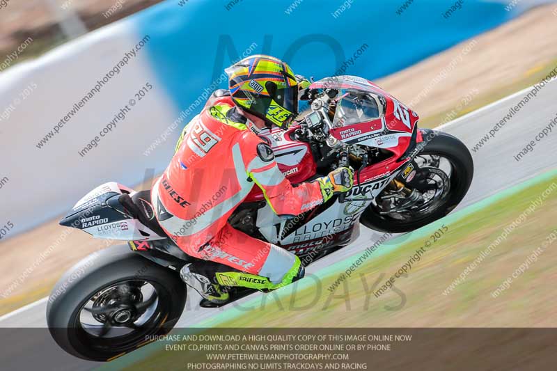 14 to 16th november 2015;Jerez;event digital images;motorbikes;no limits;peter wileman photography;trackday;trackday digital images