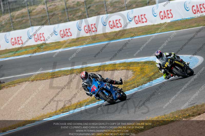 14 to 16th november 2015;Jerez;event digital images;motorbikes;no limits;peter wileman photography;trackday;trackday digital images