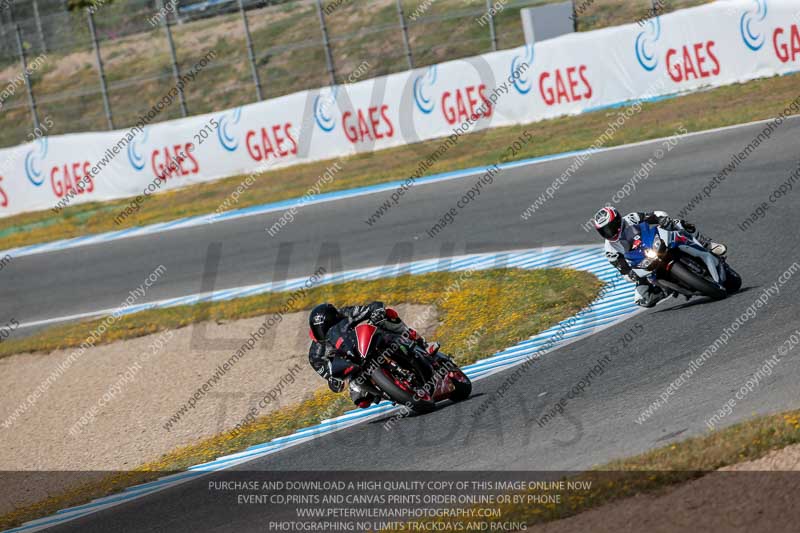14 to 16th november 2015;Jerez;event digital images;motorbikes;no limits;peter wileman photography;trackday;trackday digital images