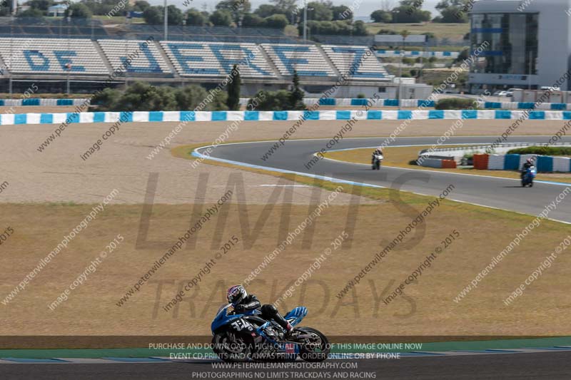 14 to 16th november 2015;Jerez;event digital images;motorbikes;no limits;peter wileman photography;trackday;trackday digital images