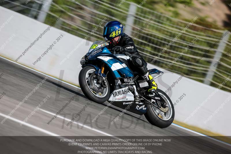 14 to 16th november 2015;Jerez;event digital images;motorbikes;no limits;peter wileman photography;trackday;trackday digital images