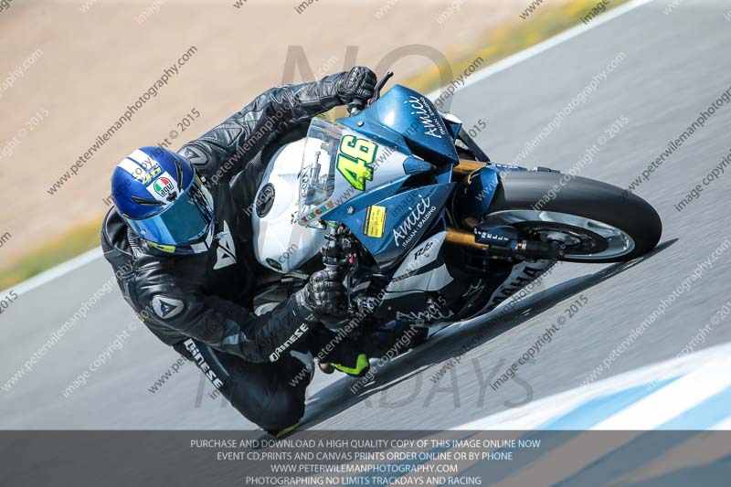 14 to 16th november 2015;Jerez;event digital images;motorbikes;no limits;peter wileman photography;trackday;trackday digital images