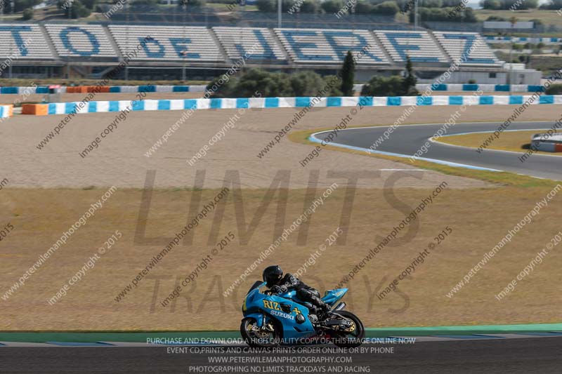 14 to 16th november 2015;Jerez;event digital images;motorbikes;no limits;peter wileman photography;trackday;trackday digital images