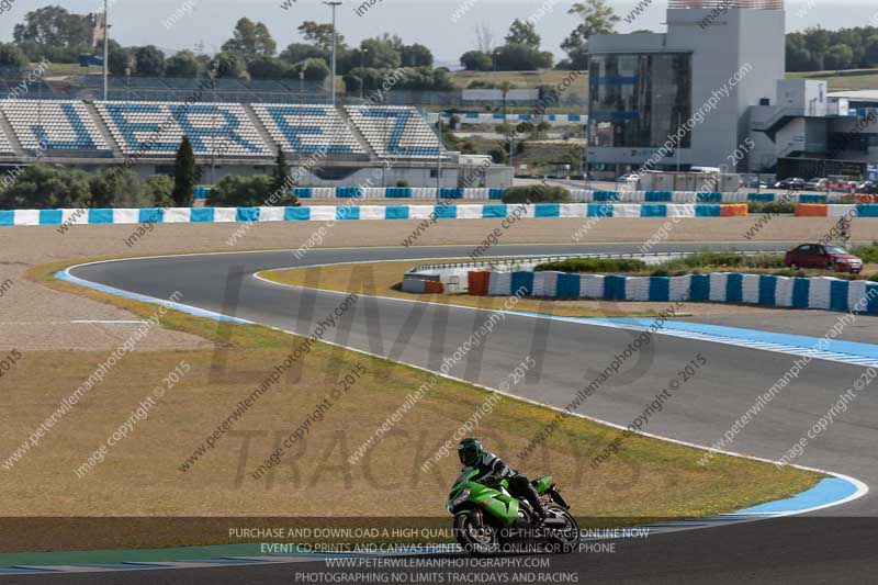 14 to 16th november 2015;Jerez;event digital images;motorbikes;no limits;peter wileman photography;trackday;trackday digital images
