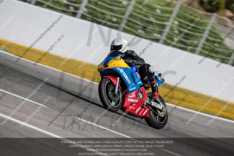 14 to 16th november 2015;Jerez;event digital images;motorbikes;no limits;peter wileman photography;trackday;trackday digital images