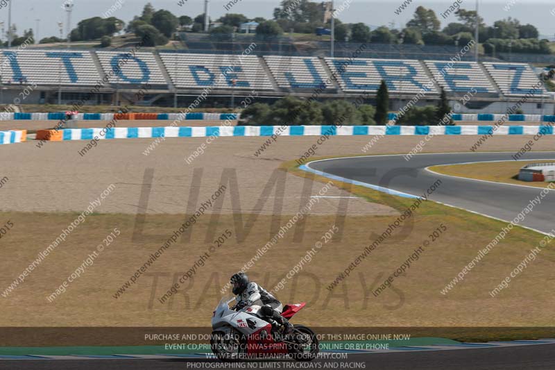 14 to 16th november 2015;Jerez;event digital images;motorbikes;no limits;peter wileman photography;trackday;trackday digital images