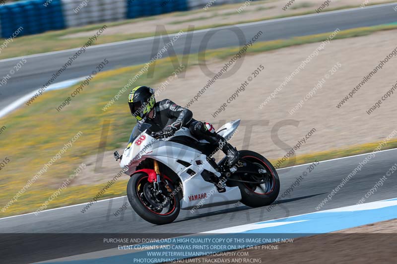 14 to 16th november 2015;Jerez;event digital images;motorbikes;no limits;peter wileman photography;trackday;trackday digital images