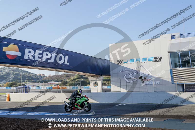 18 to 20th november 2016;Jerez;event digital images;motorbikes;no limits;peter wileman photography;trackday;trackday digital images