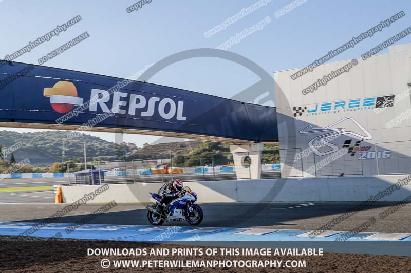 18 to 20th november 2016;Jerez;event digital images;motorbikes;no limits;peter wileman photography;trackday;trackday digital images