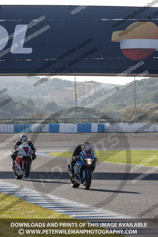 18 to 20th november 2016;Jerez;event digital images;motorbikes;no limits;peter wileman photography;trackday;trackday digital images