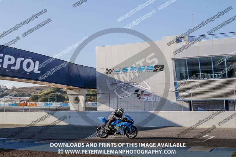 18 to 20th november 2016;Jerez;event digital images;motorbikes;no limits;peter wileman photography;trackday;trackday digital images
