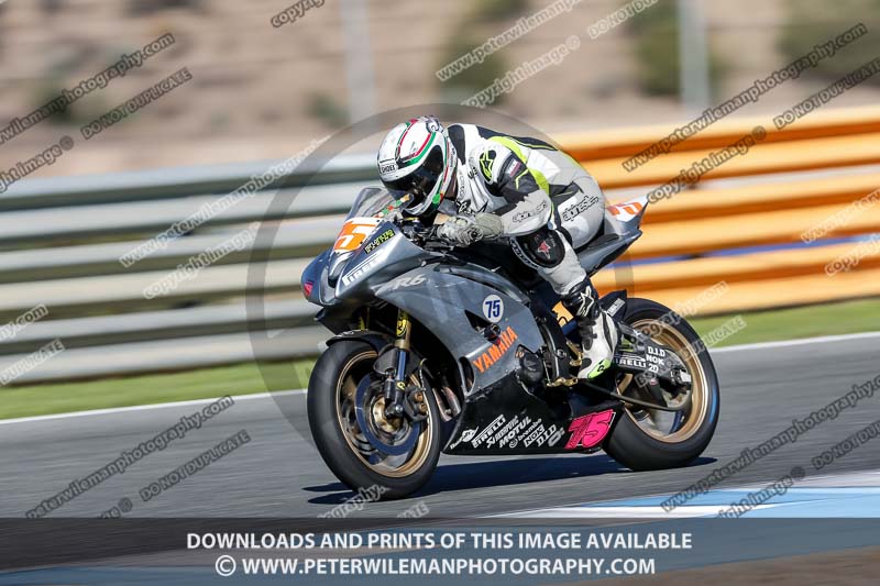 18 to 20th november 2016;Jerez;event digital images;motorbikes;no limits;peter wileman photography;trackday;trackday digital images