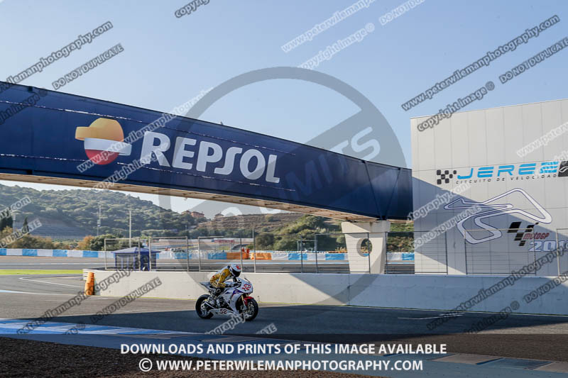18 to 20th november 2016;Jerez;event digital images;motorbikes;no limits;peter wileman photography;trackday;trackday digital images
