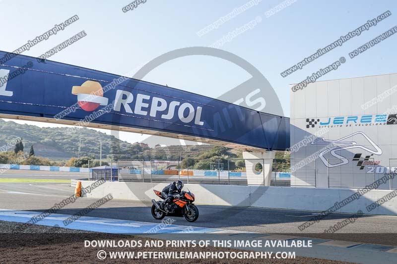 18 to 20th november 2016;Jerez;event digital images;motorbikes;no limits;peter wileman photography;trackday;trackday digital images