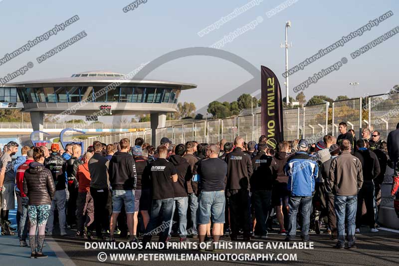 18 to 20th november 2016;Jerez;event digital images;motorbikes;no limits;peter wileman photography;trackday;trackday digital images
