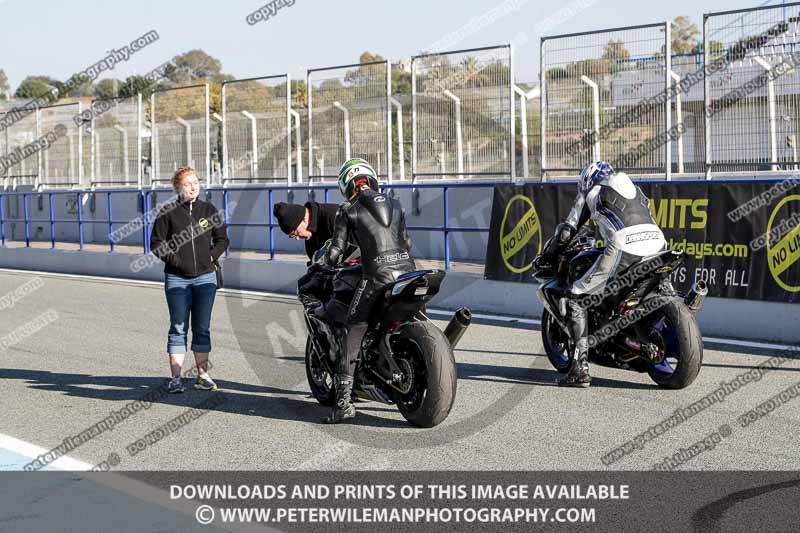 18 to 20th november 2016;Jerez;event digital images;motorbikes;no limits;peter wileman photography;trackday;trackday digital images