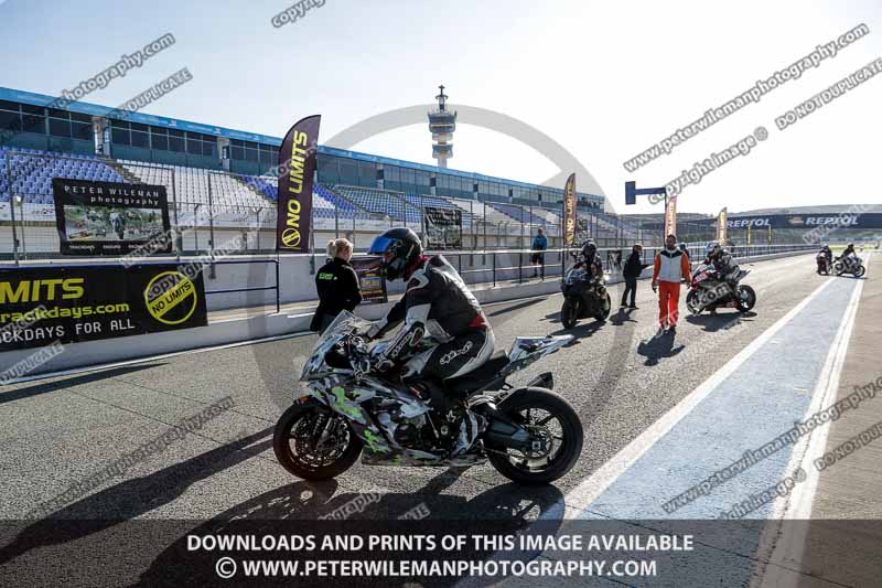 18 to 20th november 2016;Jerez;event digital images;motorbikes;no limits;peter wileman photography;trackday;trackday digital images