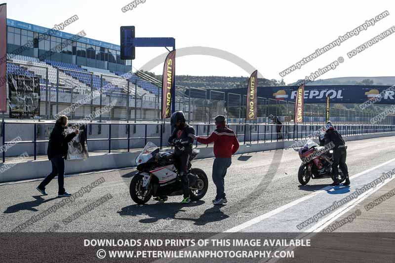 18 to 20th november 2016;Jerez;event digital images;motorbikes;no limits;peter wileman photography;trackday;trackday digital images