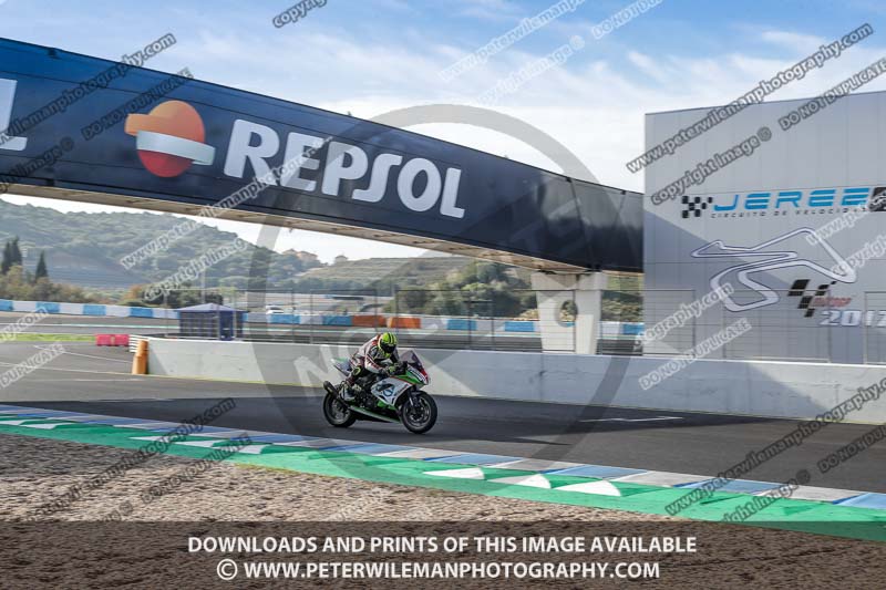 25 to 27th november 2017;Jerez;event digital images;motorbikes;no limits;peter wileman photography;trackday;trackday digital images