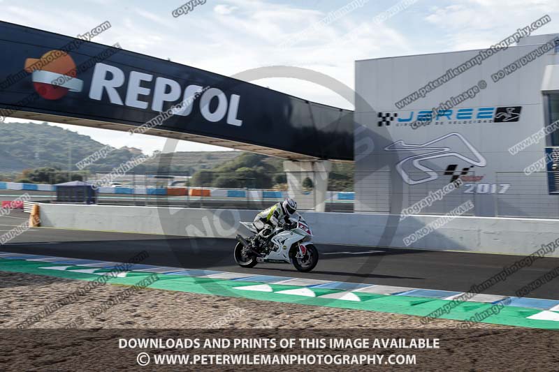 25 to 27th november 2017;Jerez;event digital images;motorbikes;no limits;peter wileman photography;trackday;trackday digital images