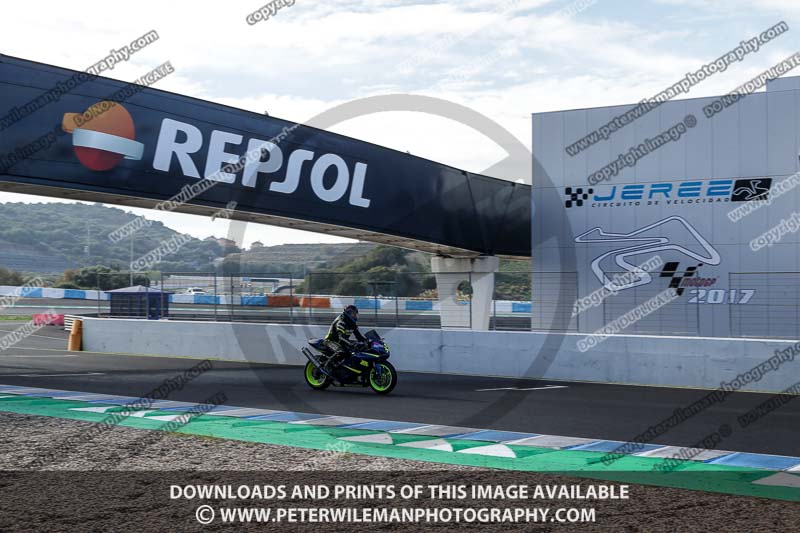 25 to 27th november 2017;Jerez;event digital images;motorbikes;no limits;peter wileman photography;trackday;trackday digital images