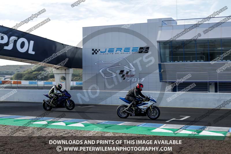 25 to 27th november 2017;Jerez;event digital images;motorbikes;no limits;peter wileman photography;trackday;trackday digital images