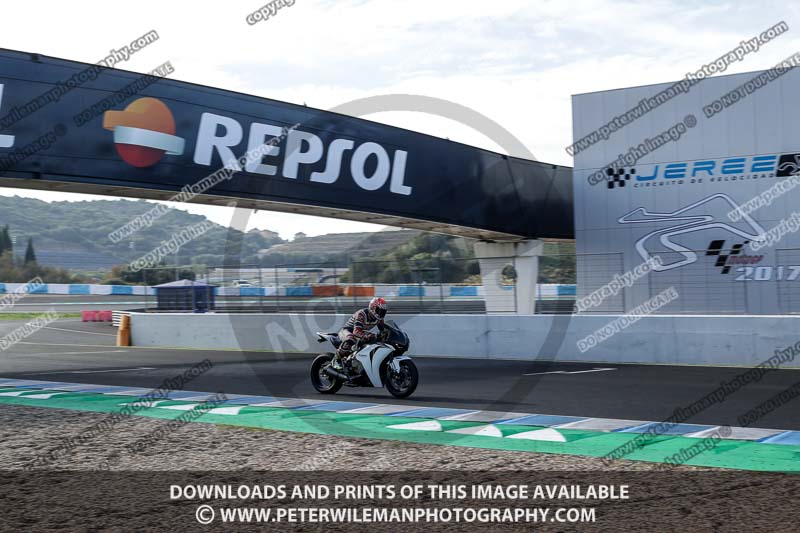 25 to 27th november 2017;Jerez;event digital images;motorbikes;no limits;peter wileman photography;trackday;trackday digital images