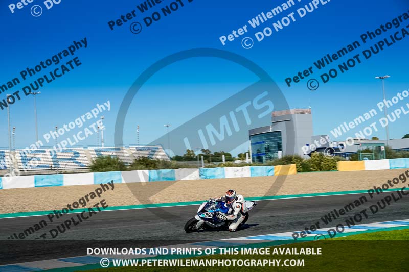01 to 3rd december 2018;Jerez;event digital images;motorbikes;no limits;peter wileman photography;trackday;trackday digital images