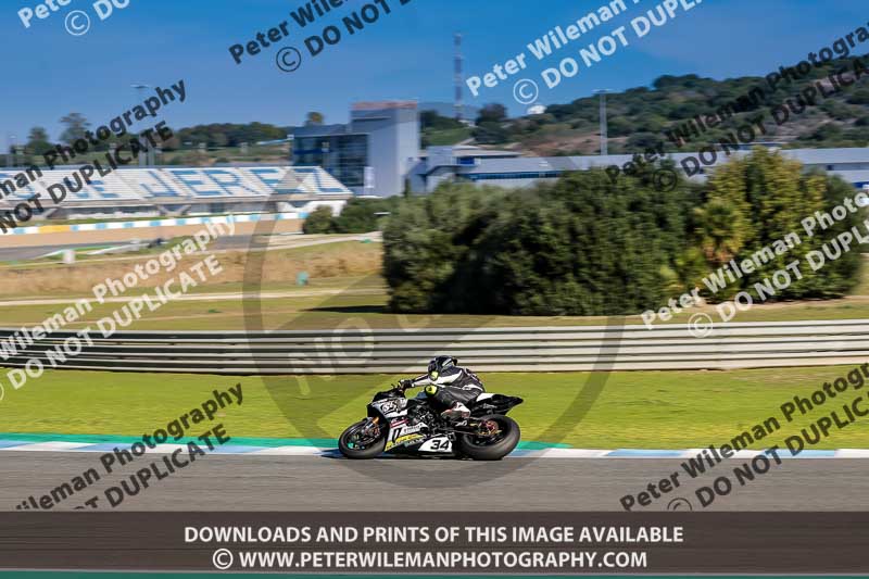 01 to 3rd december 2018;Jerez;event digital images;motorbikes;no limits;peter wileman photography;trackday;trackday digital images